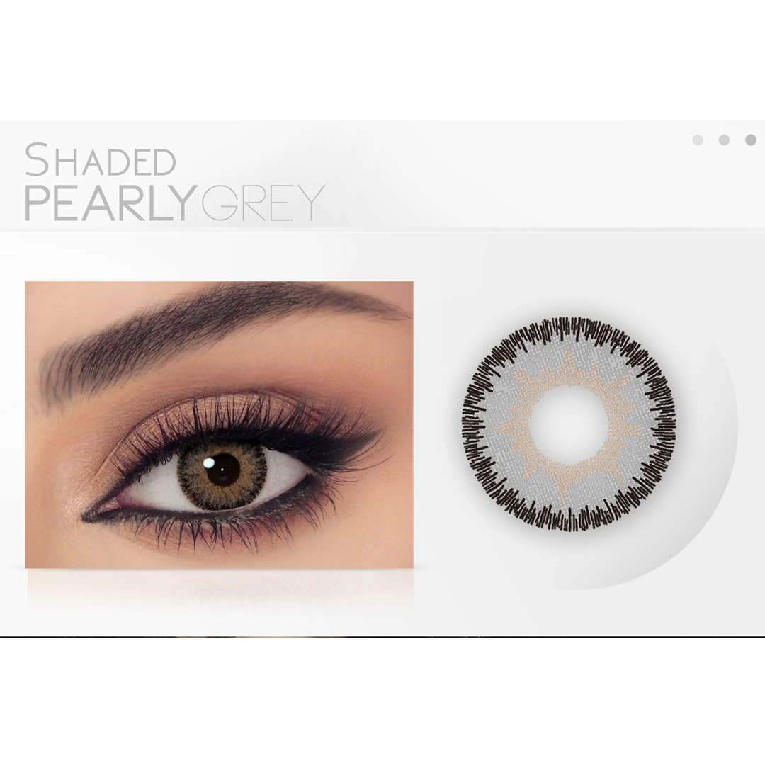 Celena Shaded Collection Contact Lens - Pearly Grey