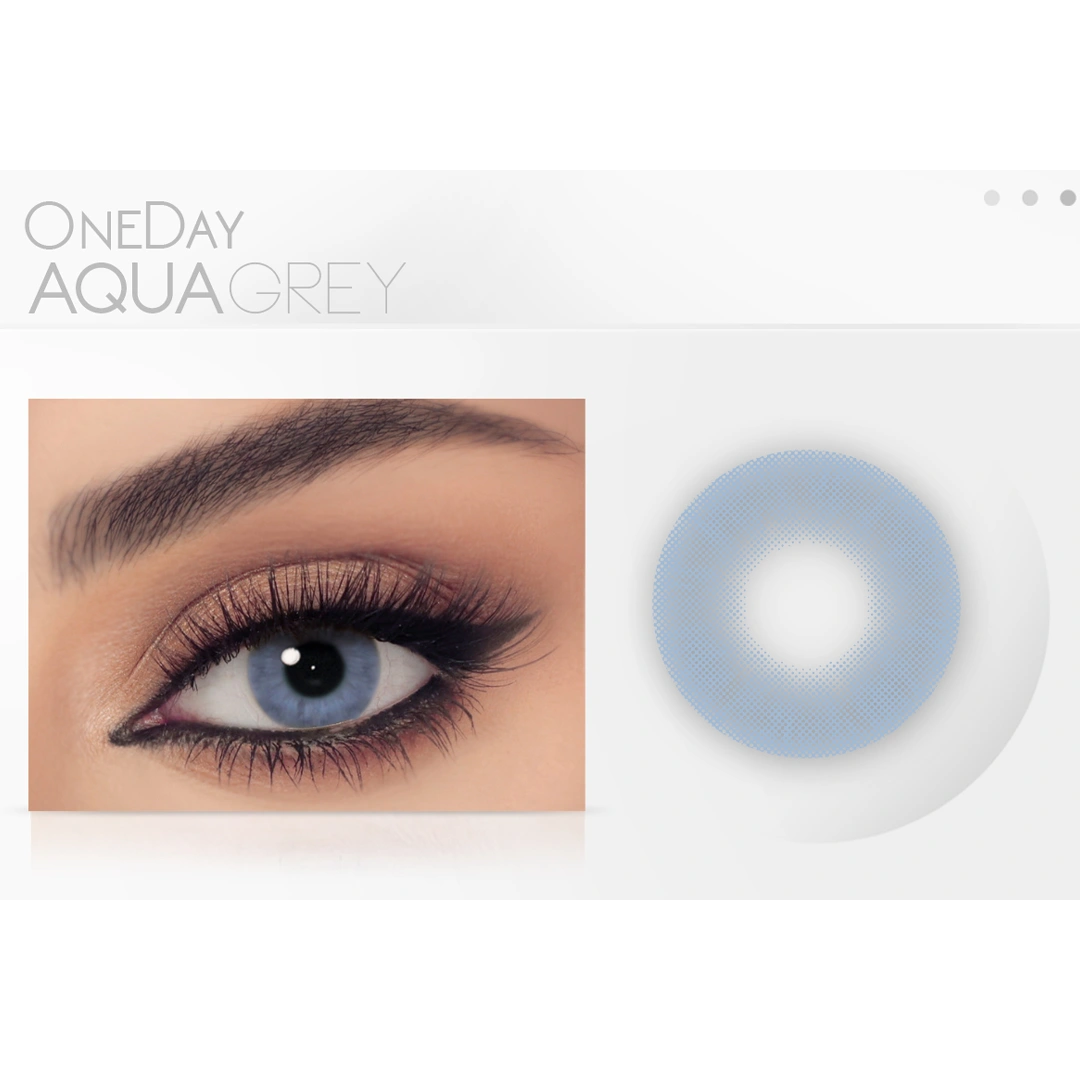 Celena Aqua Grey One Day Contact Lens in KSA