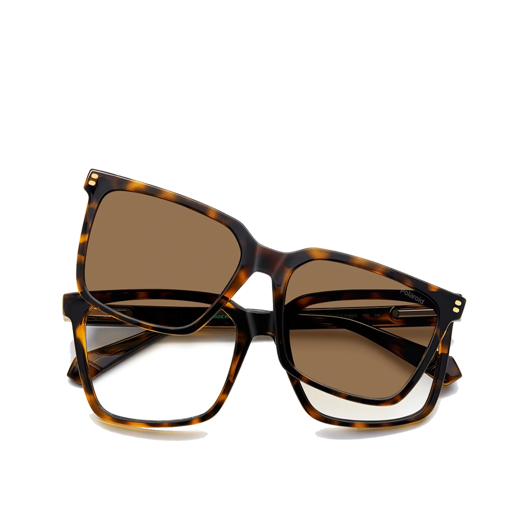 Polaroid PLD D556/C Man Sunglasses with Clip-On in KSA