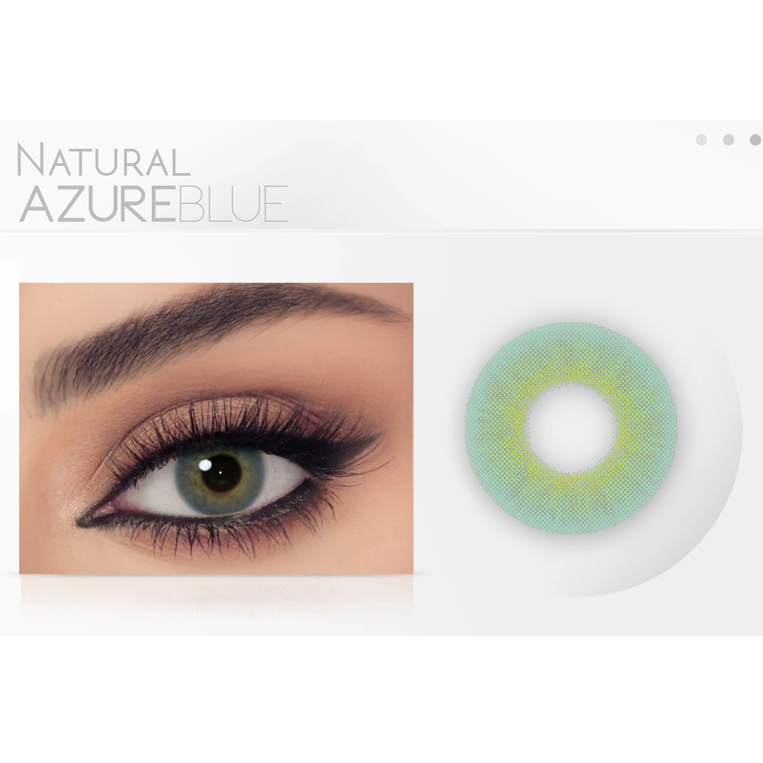 Celena Natural Collection Contact Lens - Azure Blue
