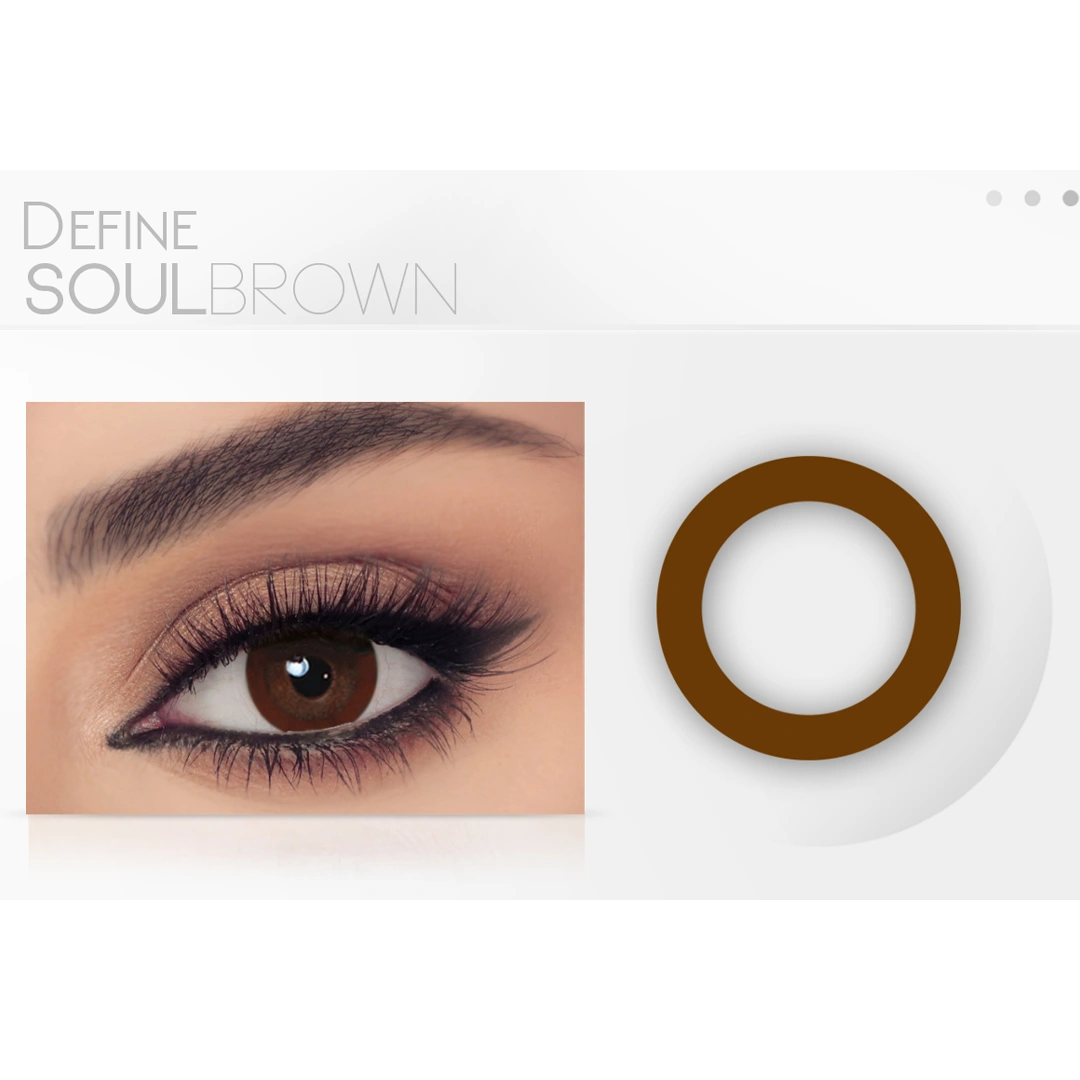 Celena Define Collection Contact Lens - Soul Brown