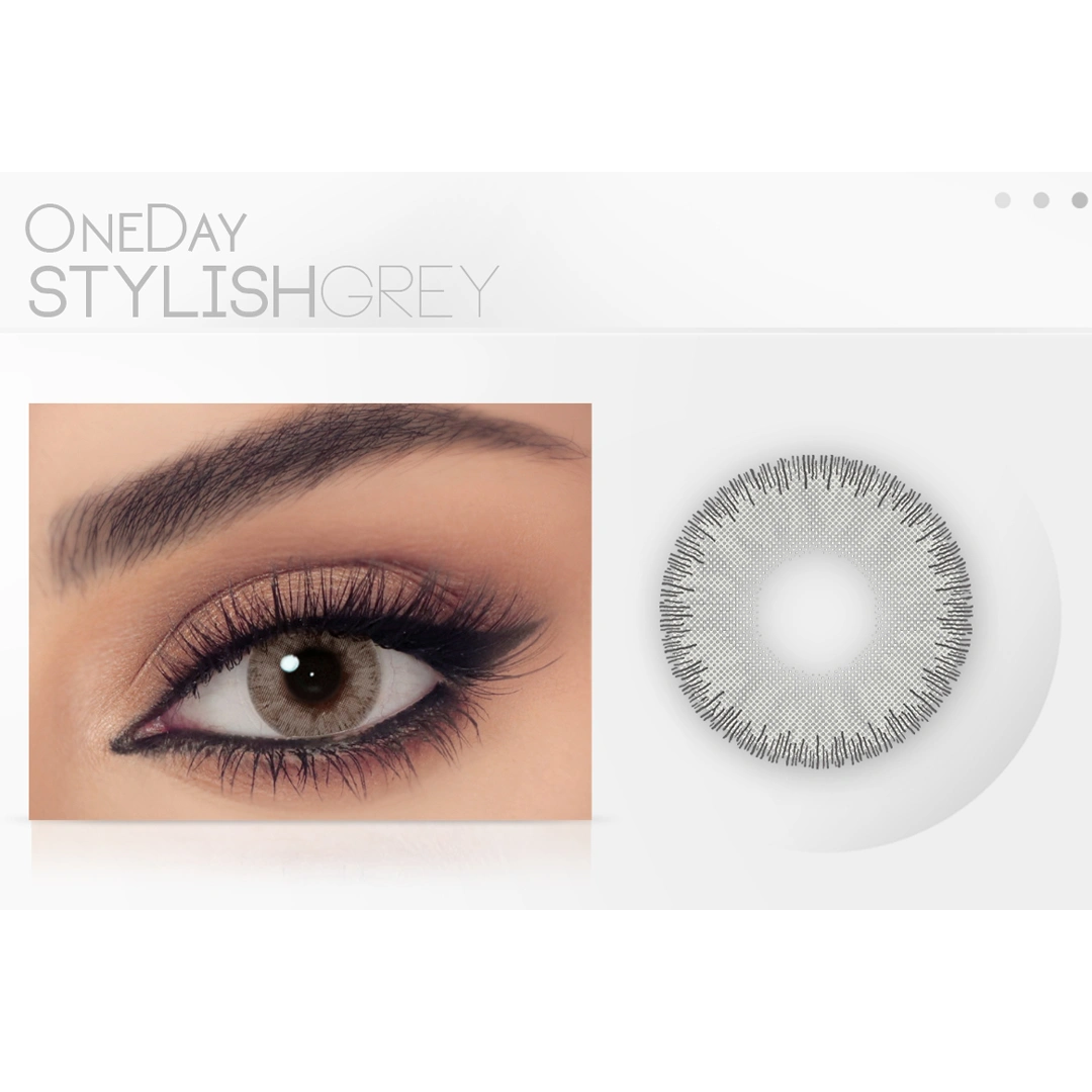 Celena One Day Collection Contact Lens - Stylish Grey