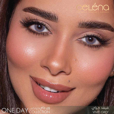 Celena One Day Collection Contact Lens - Vivid Grey