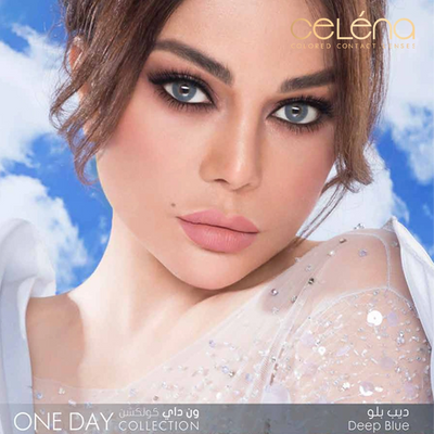 Celena One Day Contact Lens - Deep Blue