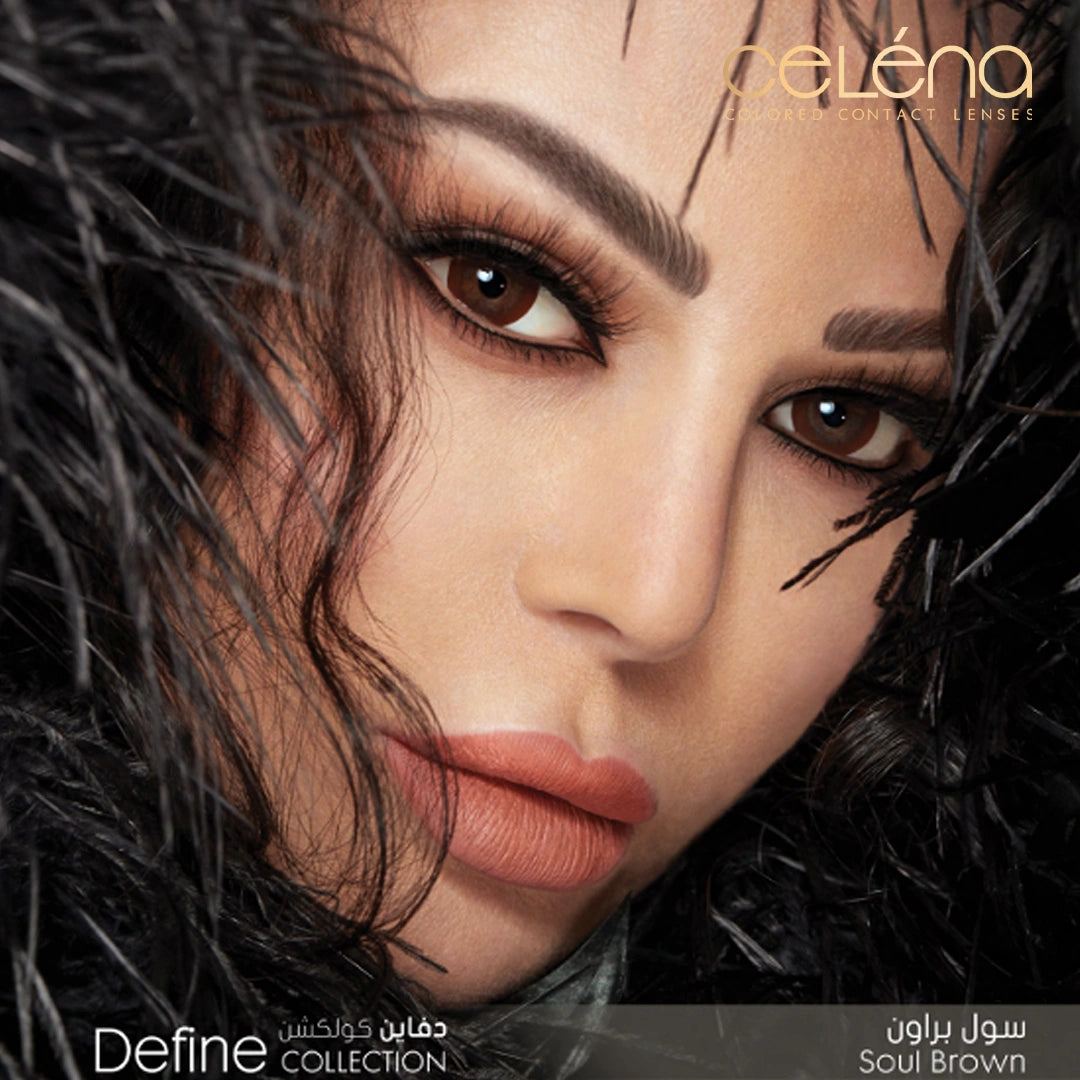 Celena Define Collection Contact Lens - Soul Brown
