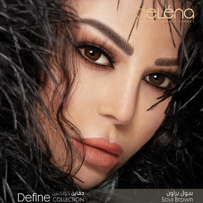 Celena Define Collection Contact Lens - Soul Brown