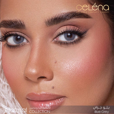 Celena Natural Collection Contact Lens - Blue Grey