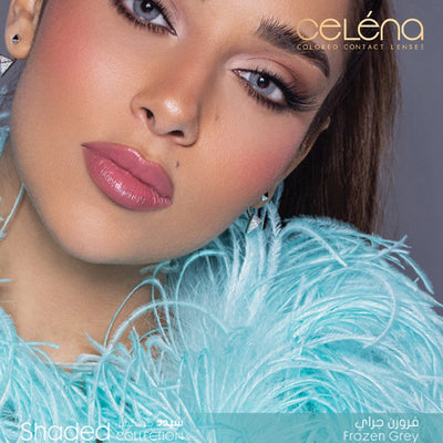 Celena Shaded Collection Contact Lens - Frozen Grey