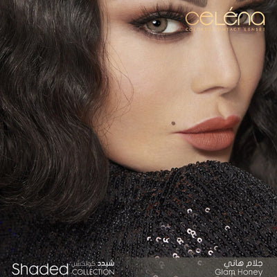 Celena Shaded Collection Contact Lens - Glam Honey