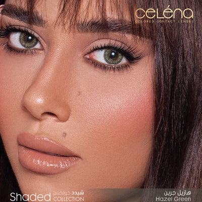 Celena Shaded Collection Contact Lens - Hazel Green