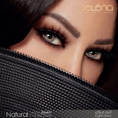 Celena Natural Collection Contact Lens - Light Grey
