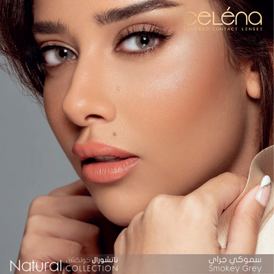 Celena Natural Collection Contact Lens - Smokey Grey