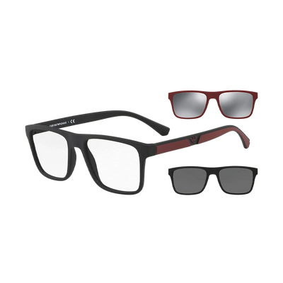 Emporio Armani EA4115 Unisex Clip On Sunglasses