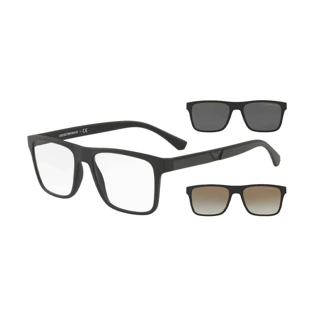 Emporio Armani EA4115 Unisex Clip On Sunglasses