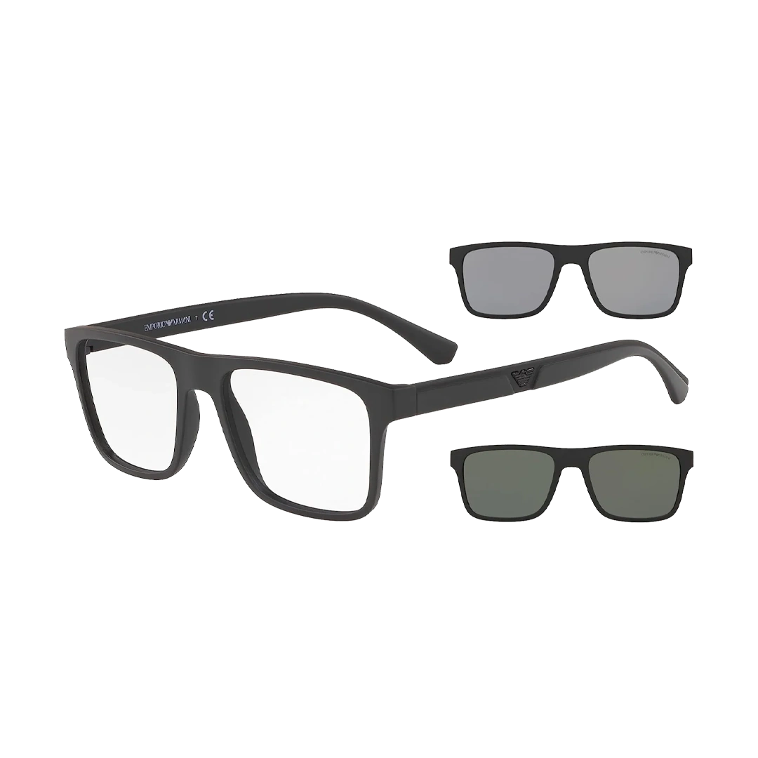 Emporio Armani EA4115 Unisex Clip On Sunglasses