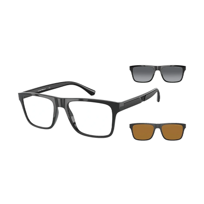 Emporio Armani EA4115 Unisex Clip On Sunglasses