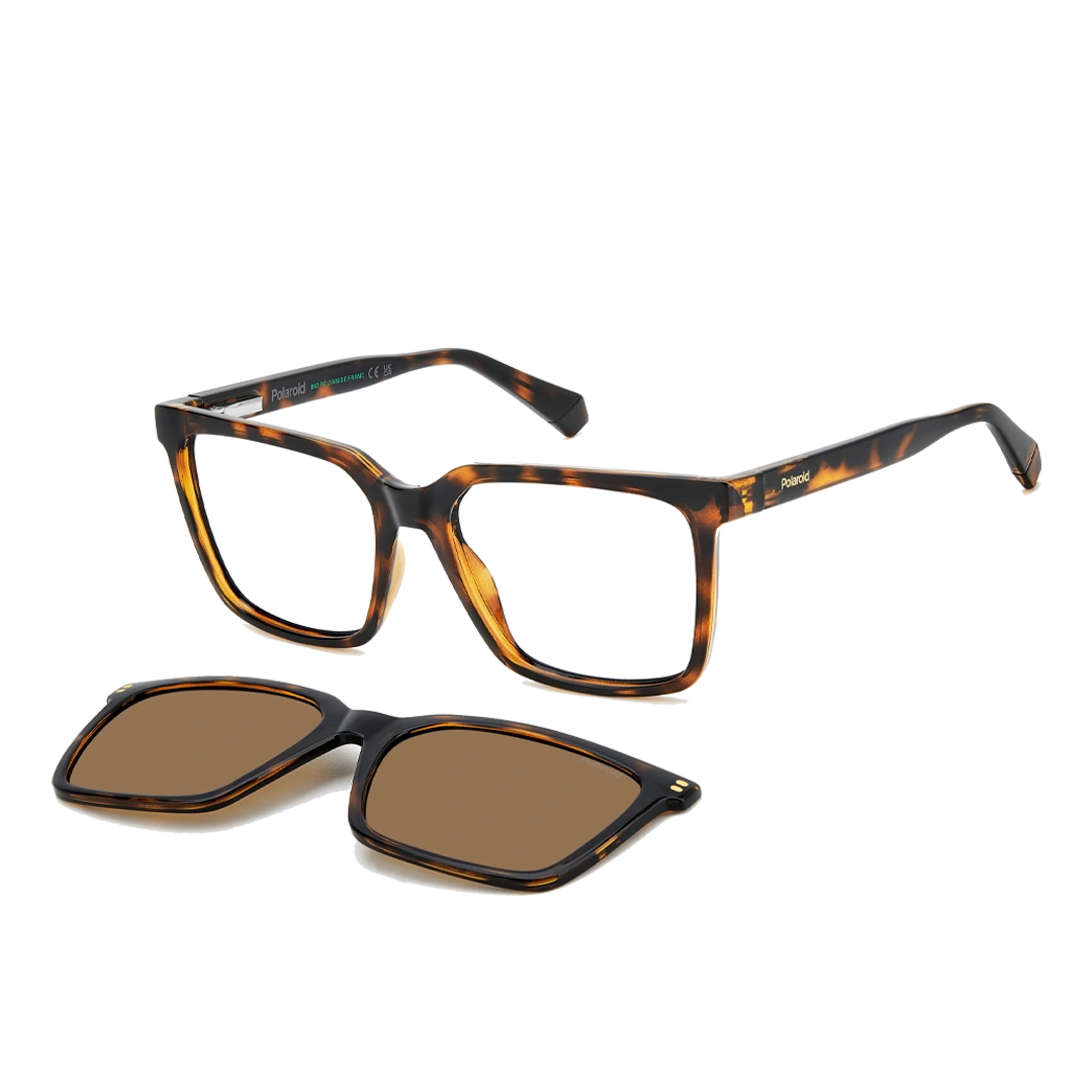 Polaroid PLD D556/C Man Sunglasses with Clip-On in KSA
